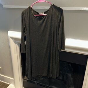 Size medium grey tunic dress
